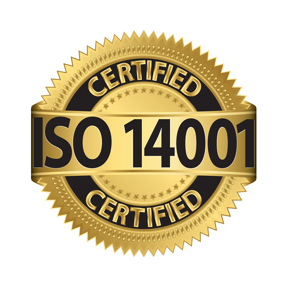 ISO 14001 certified